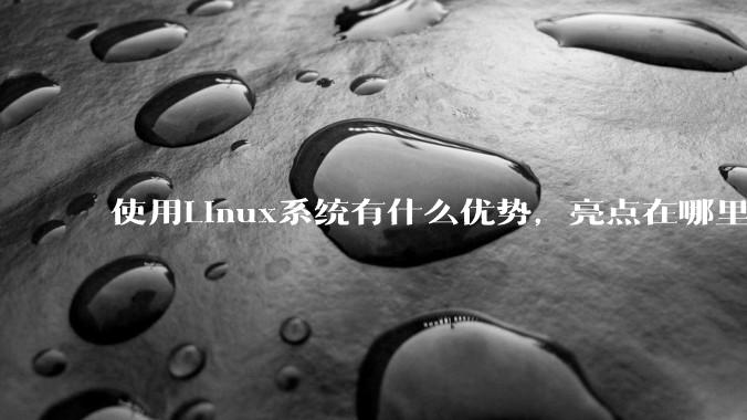 使用Linux系统有什么优势，亮点在哪里？