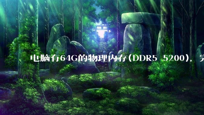电脑有64G的物理内存(DDR5 5200)，完全够用了，可以关闭系统的虚拟内存吗？